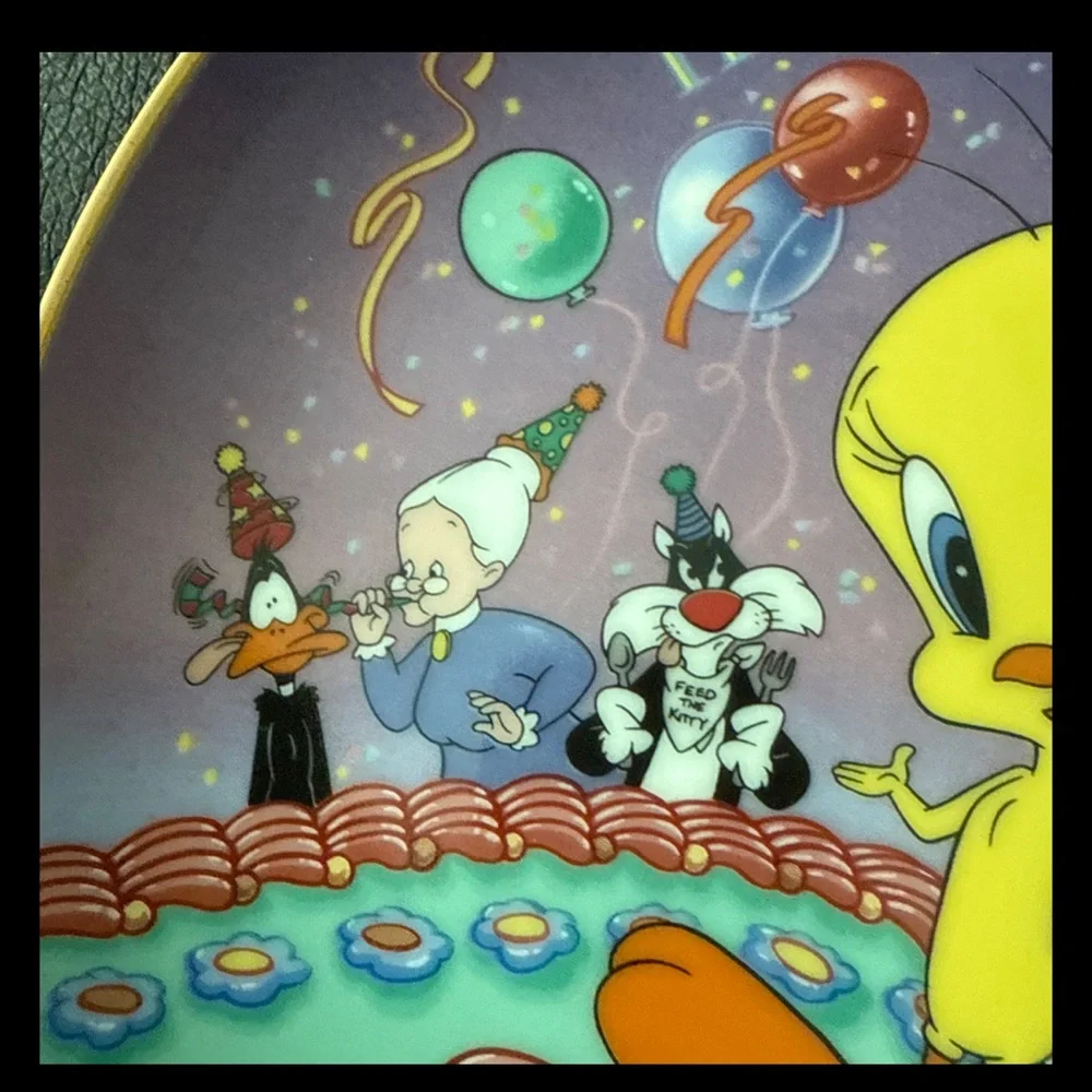 Tweety Happy 50th Birthday Party Plate